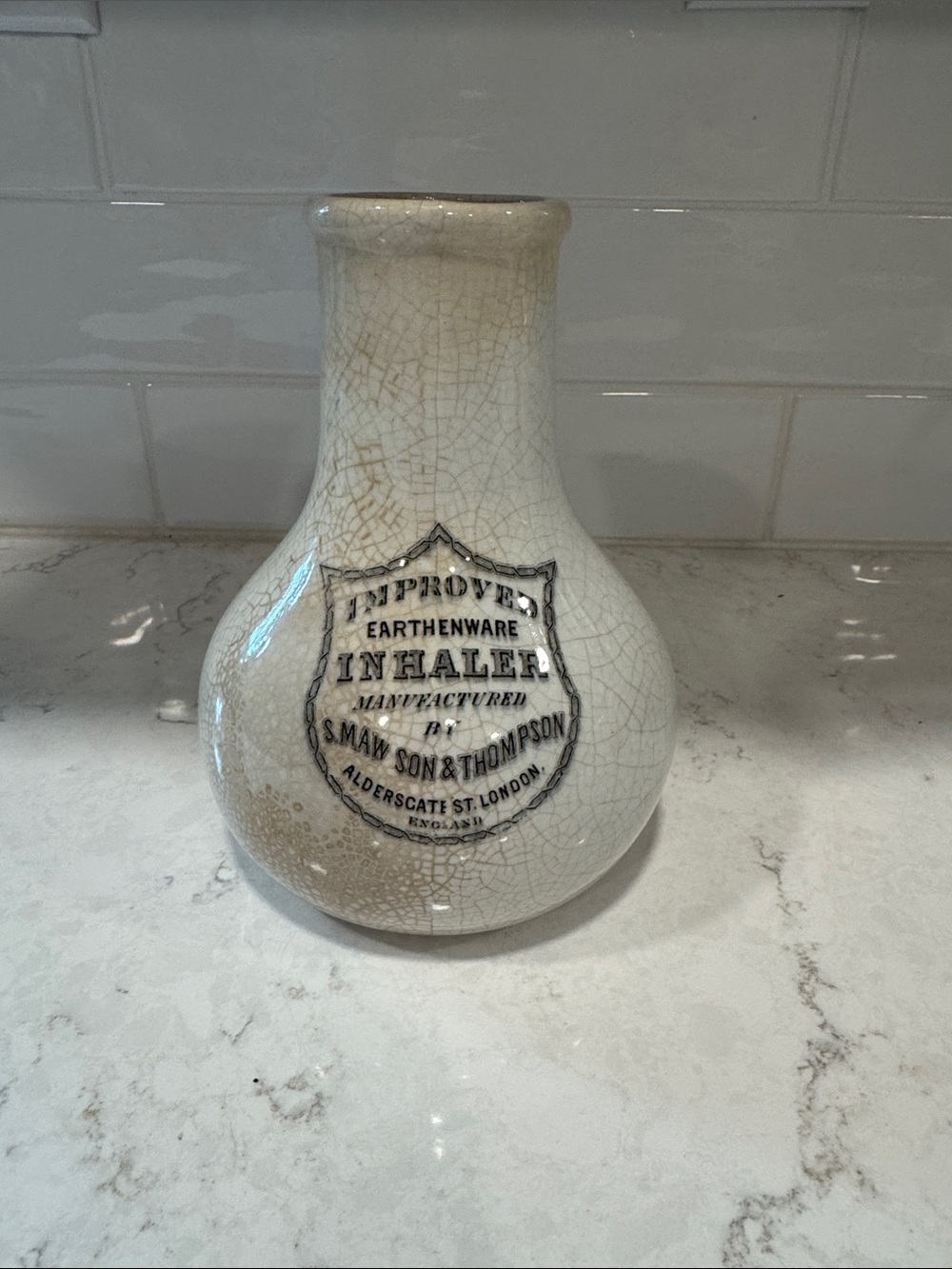 Vintage Medical Inhaler - S. Maw Son & Thompson